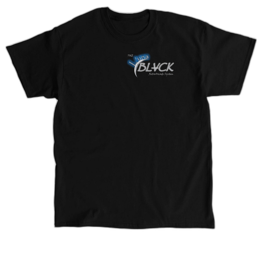 L'unaBlack classic tee
