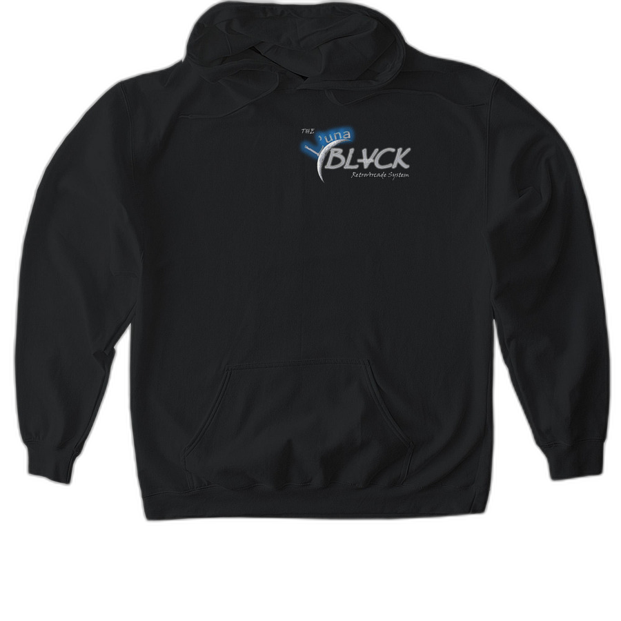 L'unaBlack hoodie
