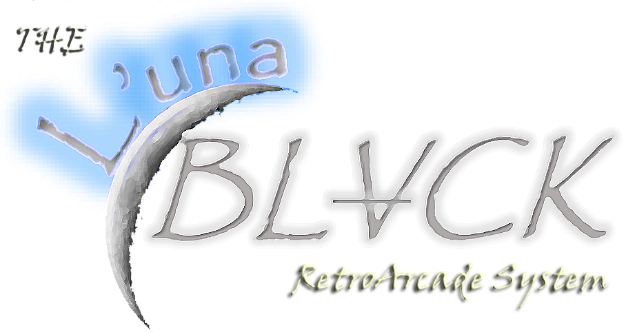L'unaBlack RetroArcade logo